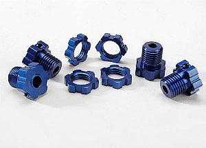 WHEEL HUB/NUTS 17MM SPLND BLUE
