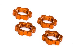 WHEEL NUTS 17MM SERRATED ORANGE