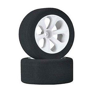 RODAS E PNEUS ESPUMA JACO PRISM 1/10 HEX 12MM (ROSA) (2)