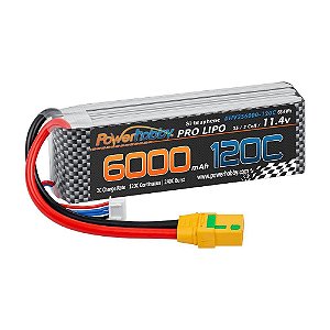 BATERIA POWERHOBBY LIPO 3S 11,4 V 6000 MAH 120 C GRAPHNE