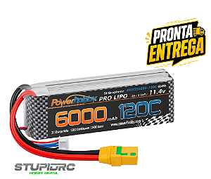 BATERIA POWERHOBBY LIPO 3S 11,4 V 6000 MAH 120 C GRAPHNE
