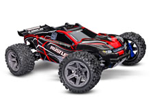 TRAXXAS RUSTLER 4X4 BL-2S HD 67164-4-VERMELHO