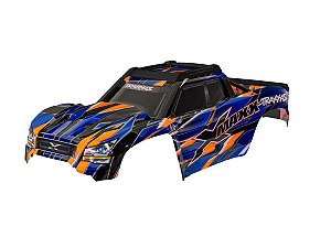 BOLHA TRAXXAS X-MAXX (PINTADA COM ADESIVOS) LARANJA