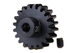 Pinhão HD de 20 dentes (passo 32) com furo de 3 mm