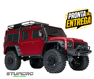 TRAXXAS TRX-4 LAND ROVER DEFENDER - VERMELHO