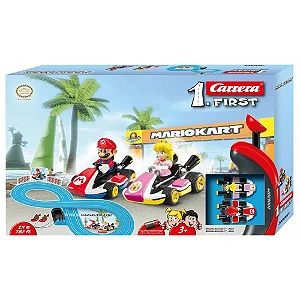 Pista Elétrica Carrera FIRST Mario Kart Mario x Peach 2,4 m