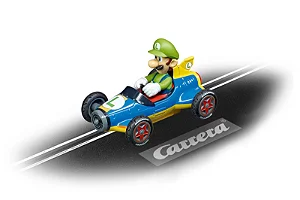 Carro Carrera GO!!! Nintendo Mario Kart Mach 8 Luigi 1:43