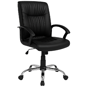 Cadeira de Metal Preta com Design Minimalista e Estrutura Reforçada CADE-DO-HLC-0529L