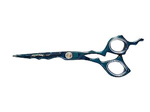 Tesoura Fio Navalha Titânio Fina 6.5" com Apoio Fixo – Aço Japonês 420 | Maryam Trading