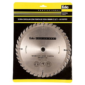 SERRA CIRCULAR 7.1/4" X 40D FURO 20MM