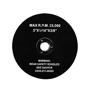 DISCO DE CORTE 3" P/ CORTADOR 8XL C/ 5 PCS