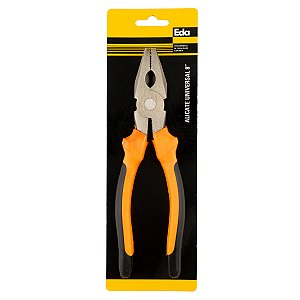 Alicate Universal 8" Cabo Laranja e Preto