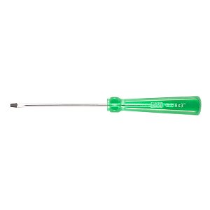 Chave de Fenda Cabo Plástico Verde 1/8" X 3"