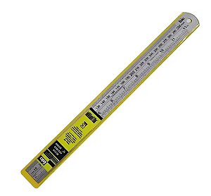 REGUA DE ACO INOX 40" 1000MM