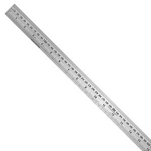 REGUA DE ACO INOX 24" 600MM