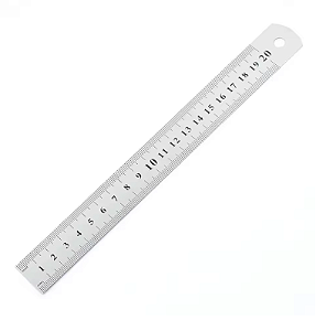 REGUA DE ACO INOX 08" 200MM
