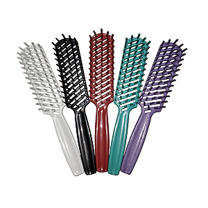 Kit 12 Escovas de Cabelos Modelo Noemi Diversas Cores