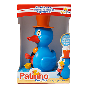 Brinquedo Interativo Patinho Quá Quá Sai água pelo Bico Diversas Cores Enviadas Aleatoriamente
