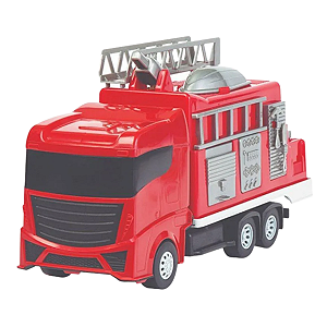 Caminhão de Brinquedo Super Frota Bombeiro