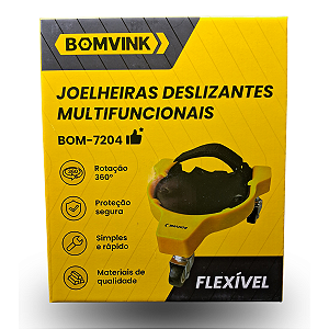 Joelheira Deslizante Articulada Com Rodinhas P/ Assentar Piso Azulejista Mecânico Bomvink BOM-7204