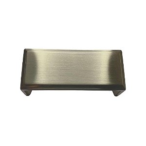 Puxador Alça Creta 64mm Niquel Escovado com Verniz ZEN