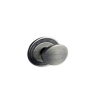 Puxador Ponto Beetle com Base Granado Niquel Velho Zen
