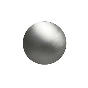 Puxador Ponto Órion 33x20mm Niquel Escovado com Verniz Zen Design