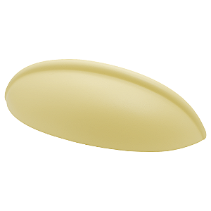 Puxador Concha Aniela 332 Amarelo Claro 64mm