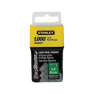 Grampos De Uso Geral - 1/4" 1000 unid. TRA204T Stanley
