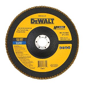 Disco Flap Fibra Cônico G40 7x7/8 DW8307 Dewalt