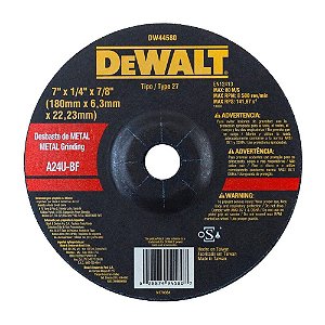 Disco de Desbaste 7x14x78 DW44580 - Dewalt