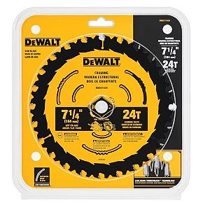 Disco para Serra Circular DEWALT 7 1/4" 24D DWA171424