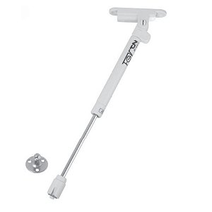 Pistão a Gás Branco com Amortecedor 75° 80N FGVTN