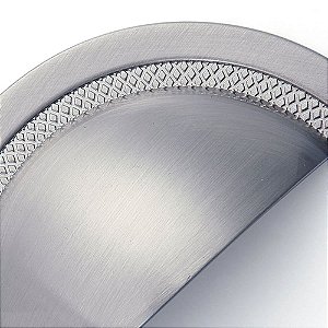 Puxador Shell 64mm Cromado Escovado -  Zen Design