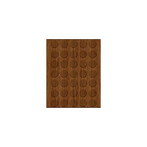 Tapa Furo Adesivo Arauco Jatobá Brasileiro – 50 Unidades