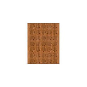 Tapa Furo Adesivo Arauco Louro Freijó Poro – 50 Unidades
