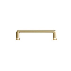 Puxador Para Móvel Alça Norbello 1740 96mm Dourado Fosco  Italy Line