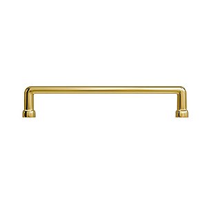 Puxador Para Móvel Alça Norbello128mm Ouro Real Italy Line