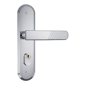 Fechadura Externa Espelho Aço Inox 1801/21Cromo Escovado Stam