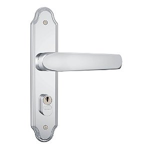 Fechadura Externa com Roseta Quadrada Inox 803/09 Stam