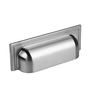 Puxador Plymouth 80mm Escovado Zen Design