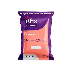 Cola Granulada Branca Hot Melt 2,5kg Refil Econômico Afix
