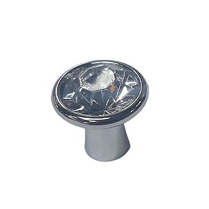 Puxador Ponto Calice Cromado 2923 18mm Torralba