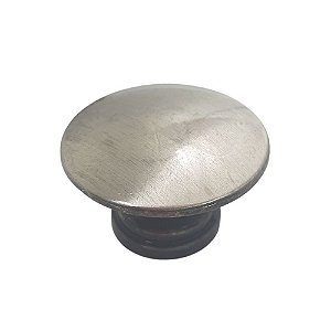 Puxador Ponto Tucson Prata Velho Escovado 200 32mm Torralba
