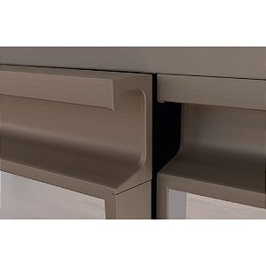 Perfil puxador 3178T Bronze (1001) 6M - Alternativa