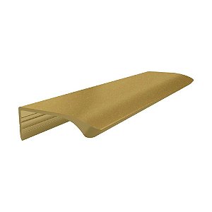 Puxador Alumínio Luna RM-414 Sobreposto 150mm Dourado Fosco Rometal