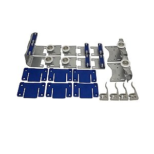 Kit Porta de Correr Azure 3 Portas 50kg Sobreposto 1 un Joelini