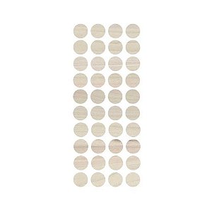 Tapa Furo Adesivo Paris Guararapes 12mm Cartela 40 unid Jfex