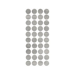 Tapa Furo Adesivo Santorini Guararapes 12mm Cartela 40 unid