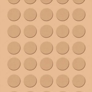 Tapa Furo Adesivo PVC Ouro 12mm 40 Unidades Guararapes
